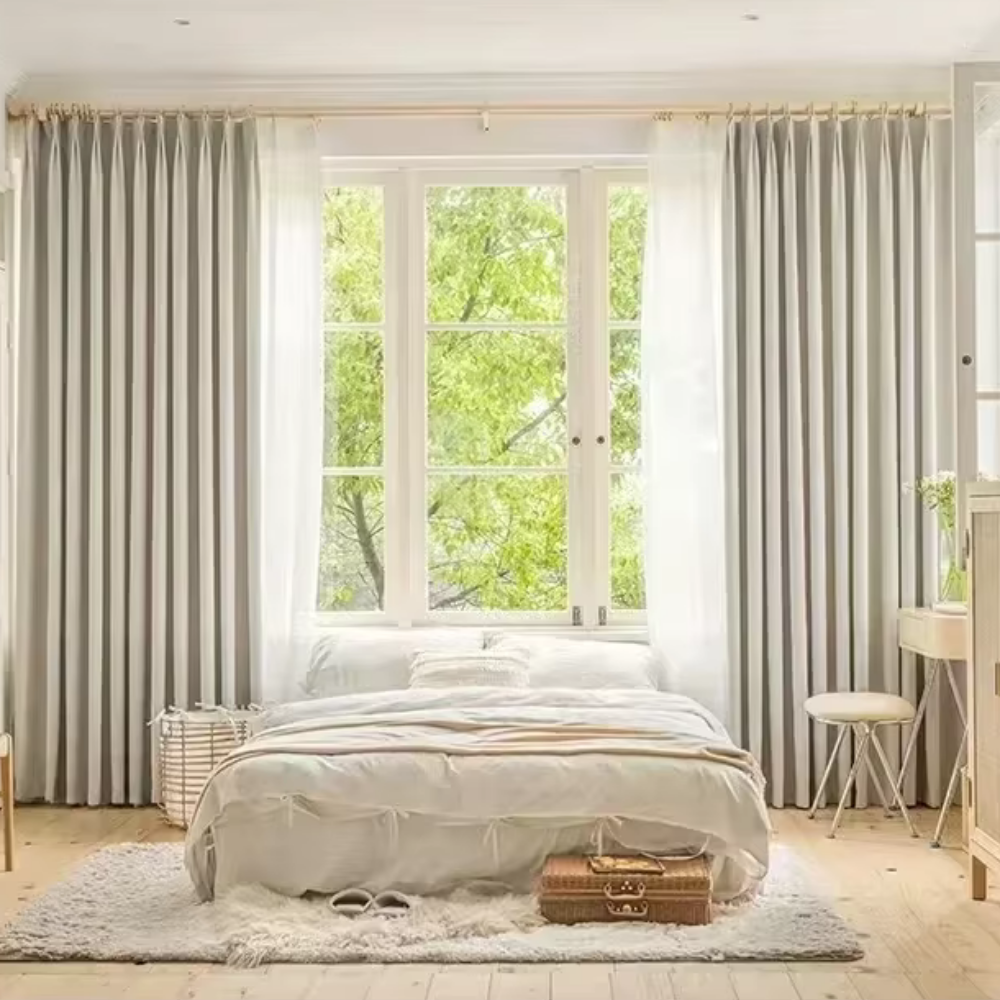 Rideaux Blanc Cassé