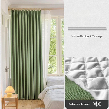 Rideau Occultant Thermique - Matcha