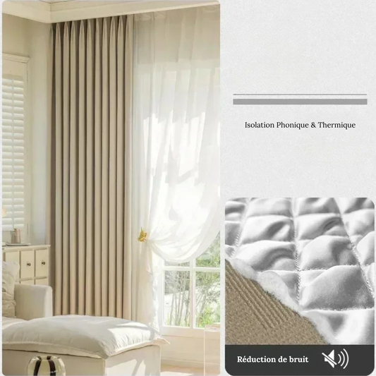 Rideau Occultant Thermique - Crème