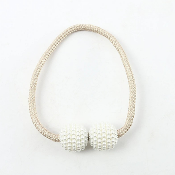 Lot de 2 Embrasses Rideaux Aimantés en Boule