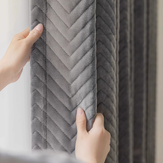 Rideau Occultant Thermique et Phonique en Polaire