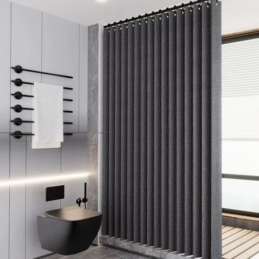 Rideau de Douche Effet Lin Imperméable