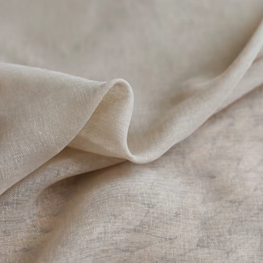 Rideau Semi-transparent Brun Clair