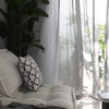 Rideau en Mousseline de Soie Gris