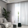 Rideau en Mousseline de Soie Gris