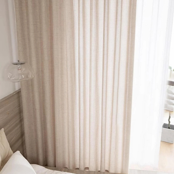Rideau Transparent Coton & Lin