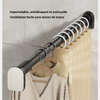 Tringle de Rideau de Douche Extensible en Acier Inoxydable