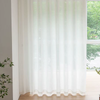 Rideau en Lin Blanc Cassé
