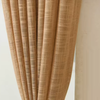 Rideau en Gaze de Coton Marron Clair