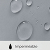 Rideau Transparent Imperméable à Oeillets