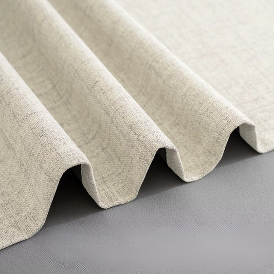 Rideau Occultant Effet Lin Beige