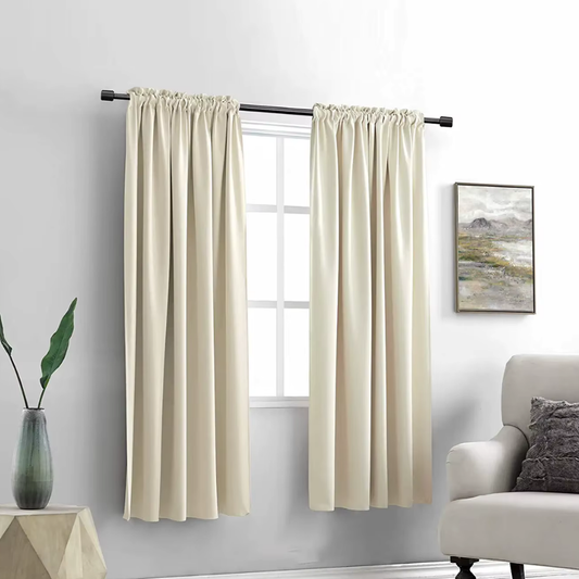 Rideau Occultant Moderne Beige