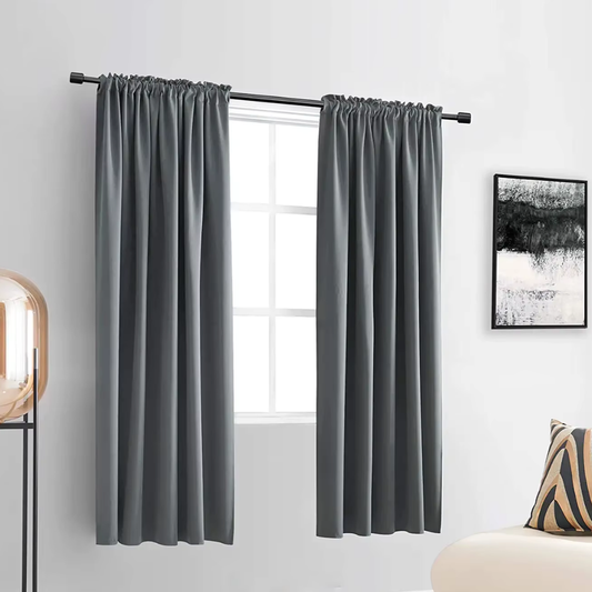 Rideau Occultant Moderne Gris