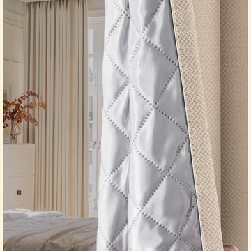 Rideau 3 en 1 Occultant Thermique et Phonique Crème