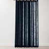 Rideau en Lin Moderne Bleu Royal