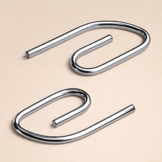 Lot de 50 Crochets Escargots en Métal