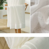 Rideau en Gaze de Coton Blanc