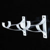 New 2Pcs Curtain Poles Metal Curtain Rod Pole Drapery Bracket Holder Fit Drape Rods.25Mm New Arrival