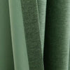 Rideau Occultant Épais Effet Lin Vert
