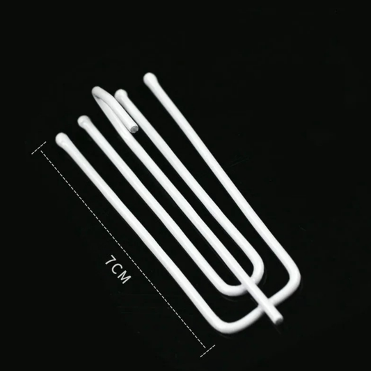 Lot Agrafes Flamandes Blanches