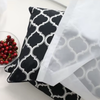 Rideau Effet Mousseline de Soie Blanc