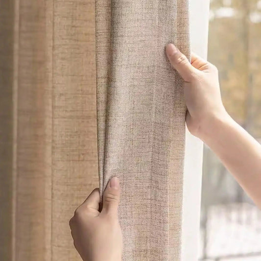 Rideau Effet Lin Japonais Texturé