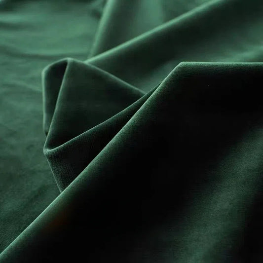 Rideau en Velours Vert Foncé