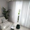 Rideau en Mousseline de Soie Gris