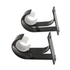 Lot de 2 Support de Tringle Noir (Ø28mm)