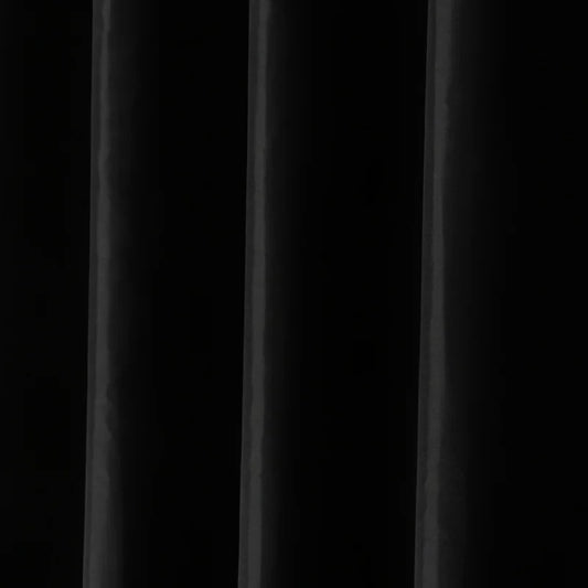Rideau de Douche Noir en Tissu Imperméable
