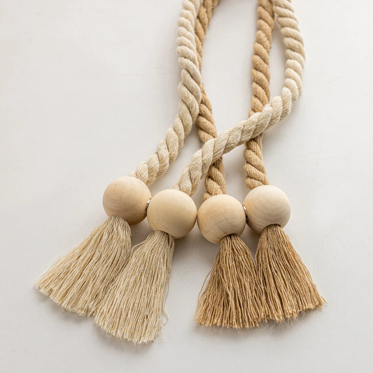 Lot de 2 Embrasses Rideaux Magnétiques (70 cm)