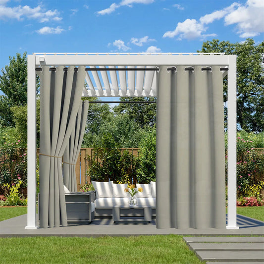 Rideau Extérieur Imperméable Taupe