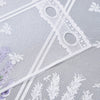 Rideau Brodé en Lavande