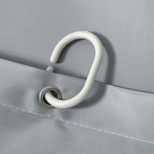 Rideau de Douche Épais Imperméable Gris Clair