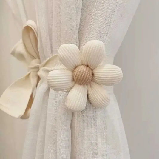 3D Flower Curtain Ties Car Curtain Ties Decorative Ties Bundle Rope Children's Room Decoration