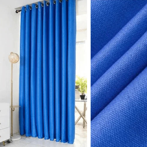 Rideau Phonique Matelassé Bleu Électrique