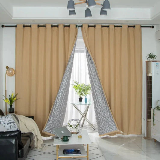 Rideau Phonique Matelassé Jaune