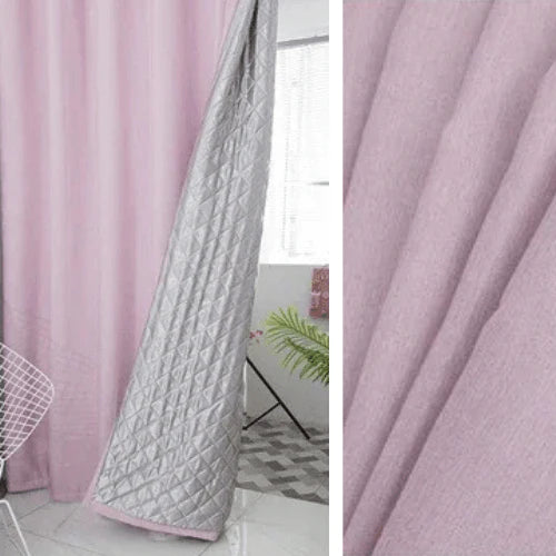 Rideau Phonique Matelassé Rose